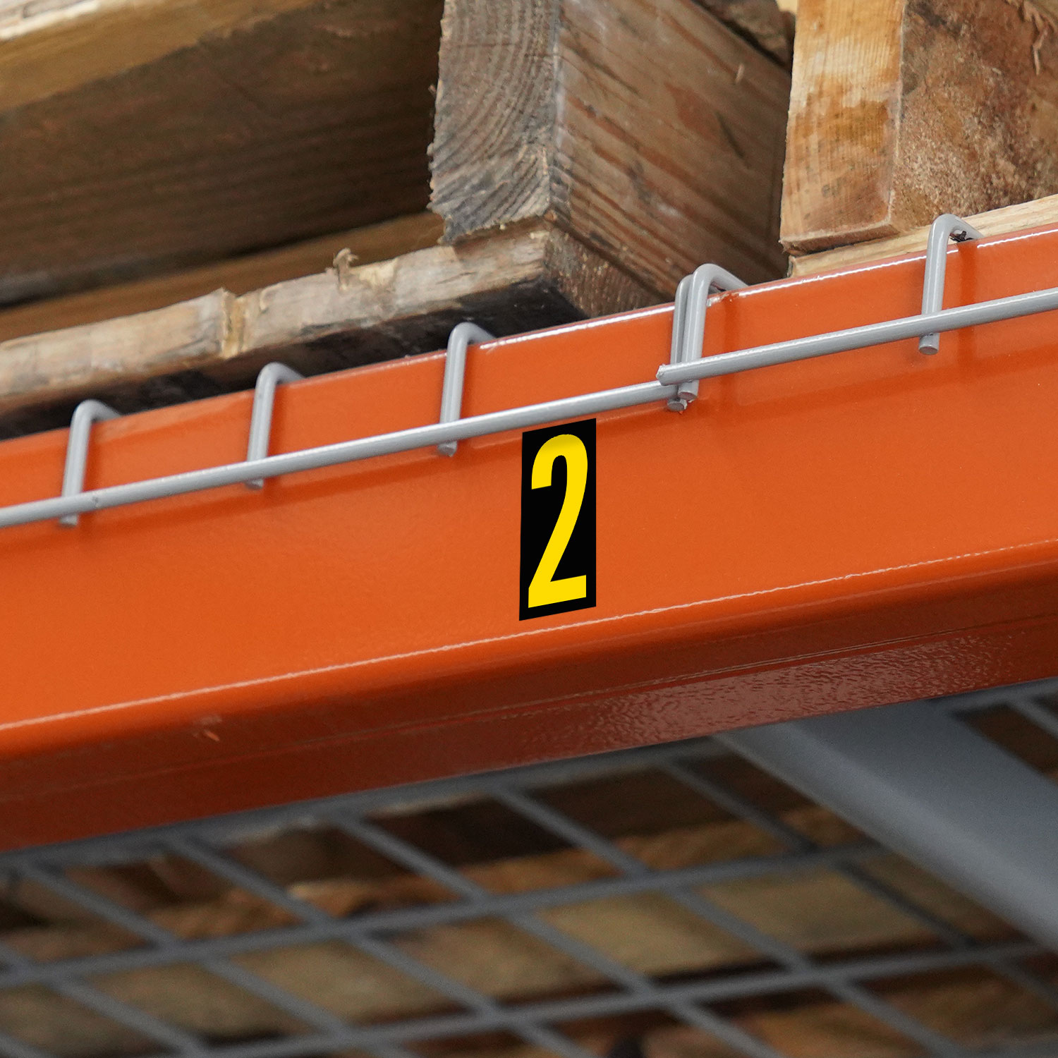 3.5" Yellow Character on Black Vinyl Label