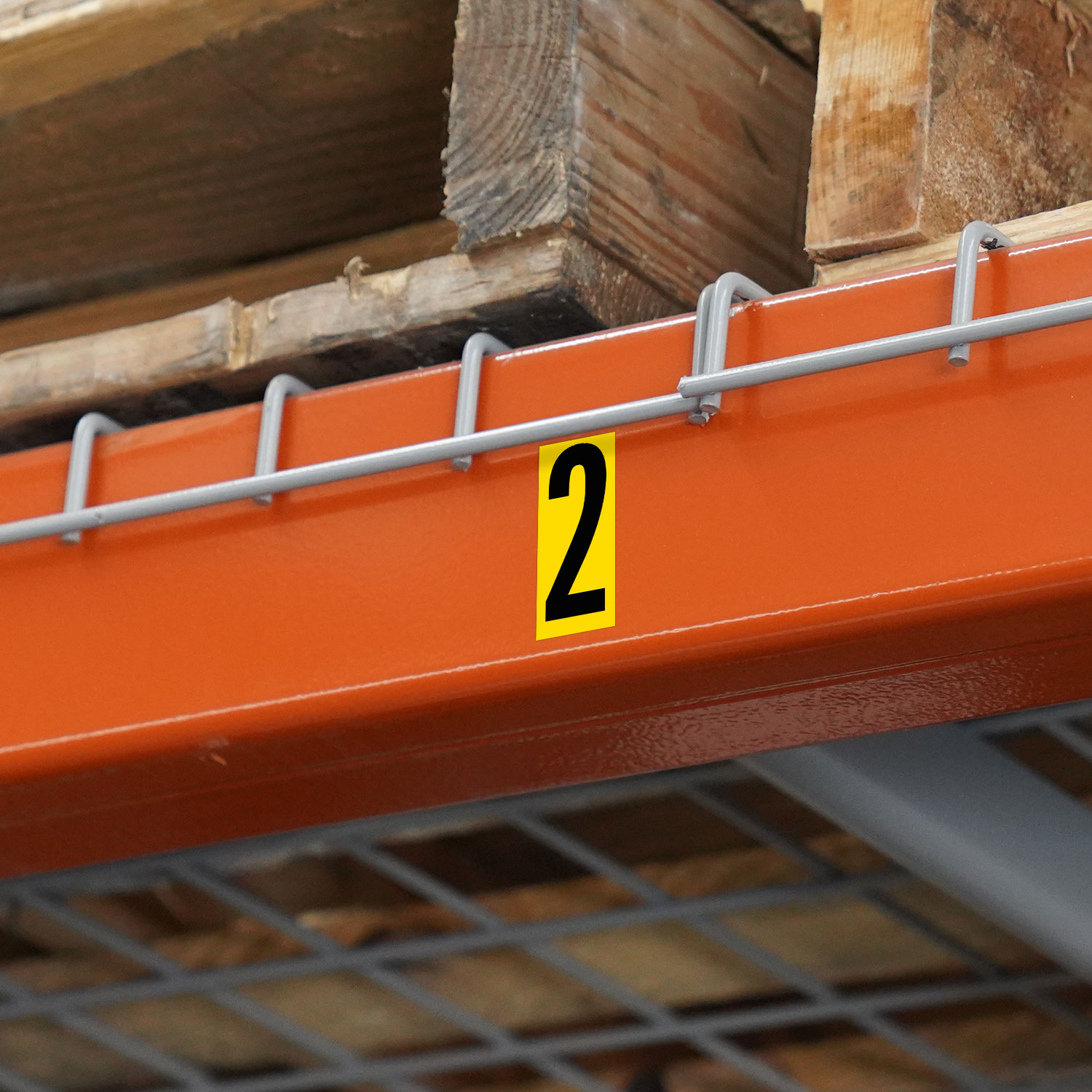 3.75" Black Character on Yellow Vinyl Label