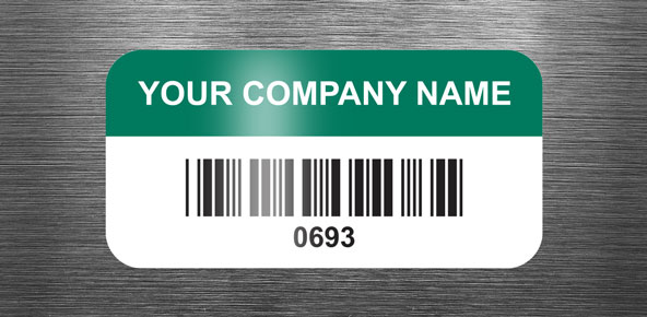 Plastic Standard Asset Tags 